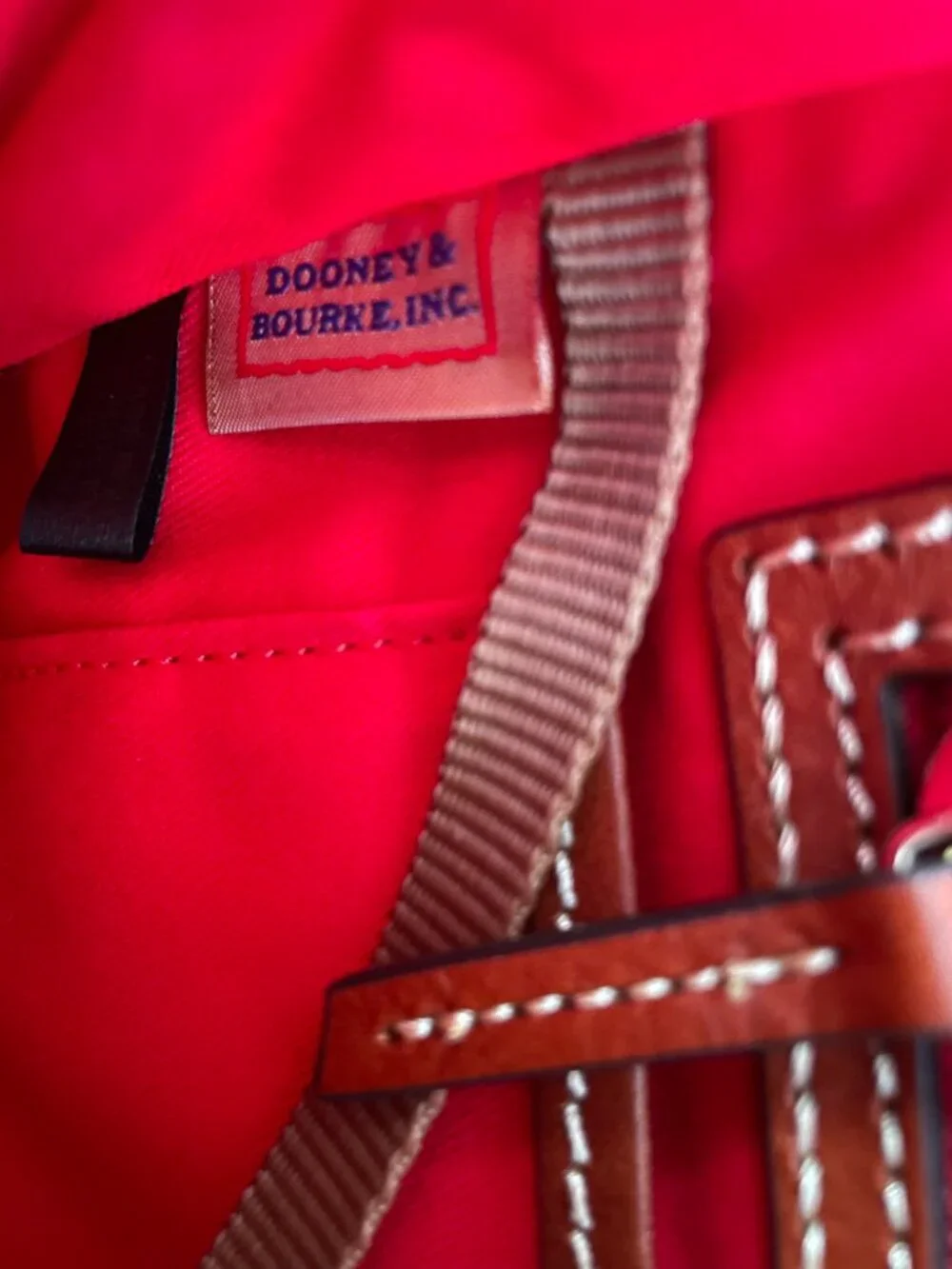 Dooney & Bourke Pebble Leather Zip Pod Backpack Midnight Blue
